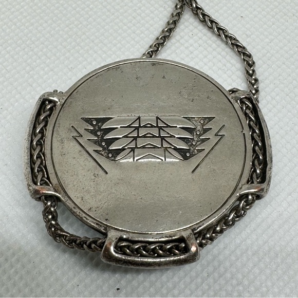 Lucky Brand Adjustable Silver-Tone Faux Turquoise Pendant Necklace - Picture 8 of 8